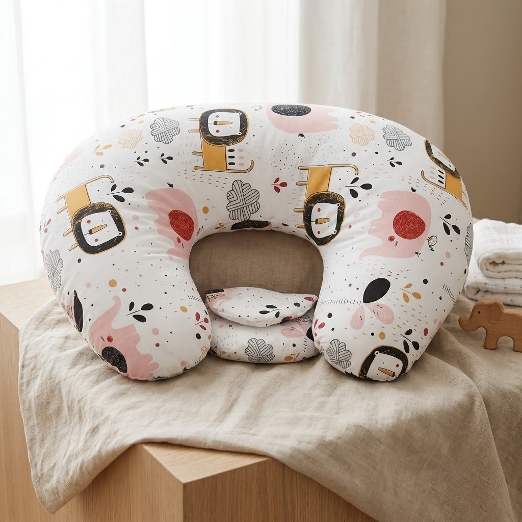coussin allaitement doux pour maman
