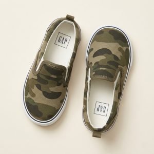 chaussres vans motif militaire