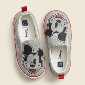 chaussures enfants vans grise mickey mouse