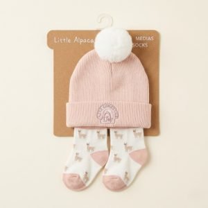 ensemble deux pieces bonnet chaussettes en coton meilleure qualite pour bebe