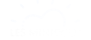 logo coeur et text blanc les minidoux