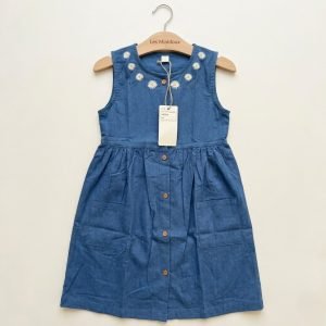 robe decontractee col fleurie vetement fille le minidoux
