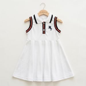 robe polo sans manche sport tennis pour fille